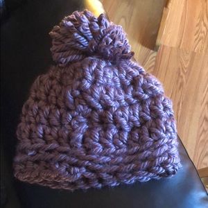 Purple Crochet Hat